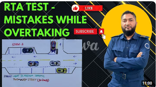 RTA Guide Common Mistakes While Overtaking