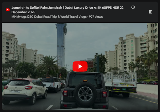 Jumeirah to Sofitel Palm Jumeirah