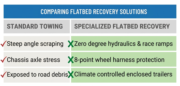 Comparing Flatbed Recovery Solutions