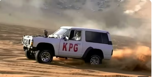 Desert offroading at night