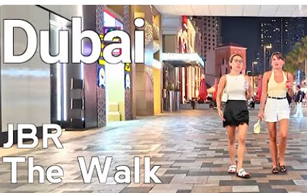 Dubai 4K🇦🇪 Amazing JBR, The Walk Walking Tour